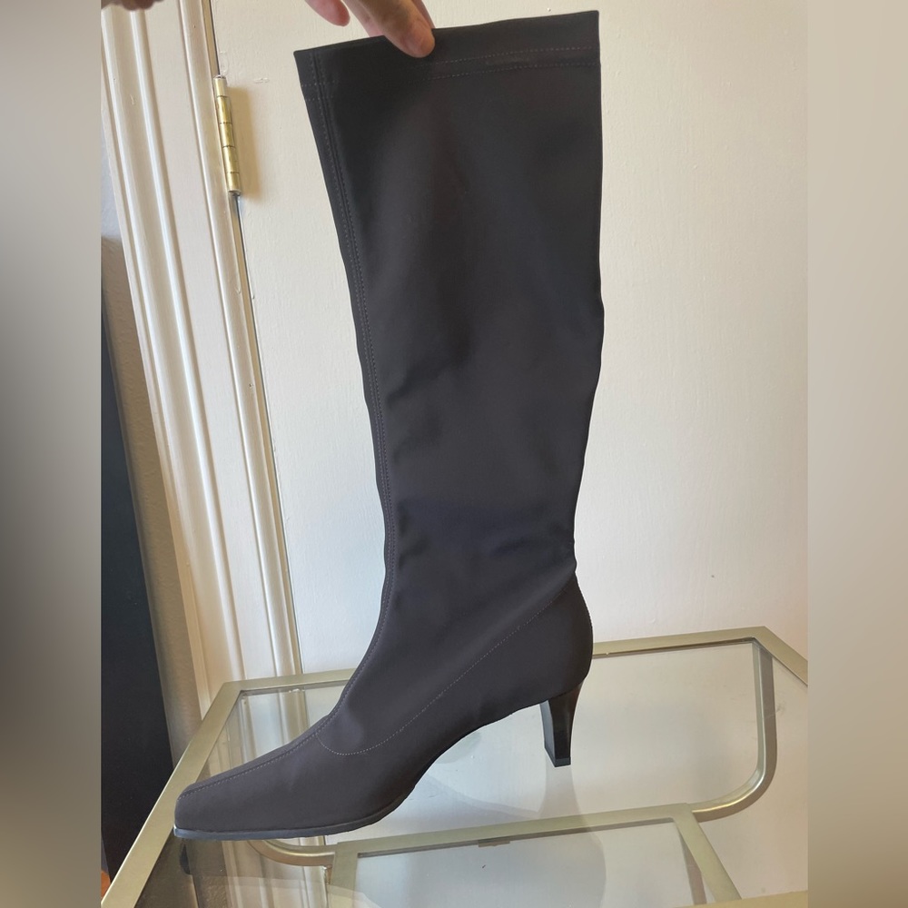 Dark Taupe Sesto Meucci Fabric Boots